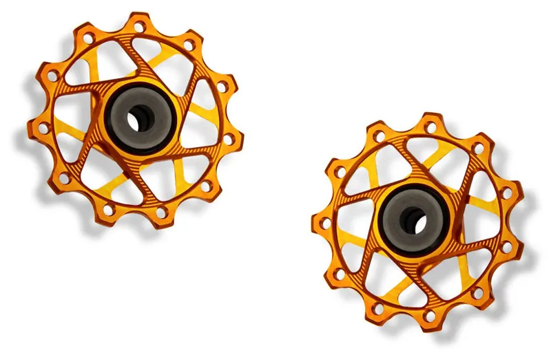 Garbaruk Rear Derailleur Pulleys Shimano Orange
