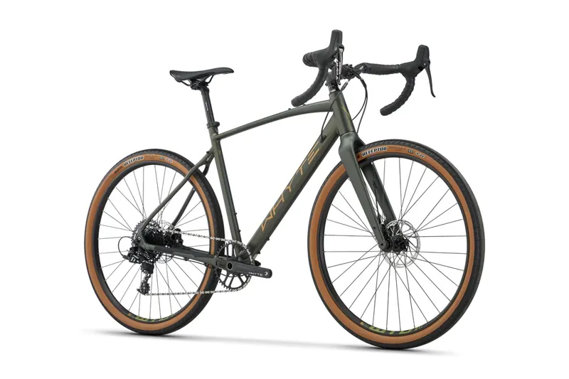 Whyte Glencoe Gravel Bike 2023 Matt Moss/Gold And Heather-1