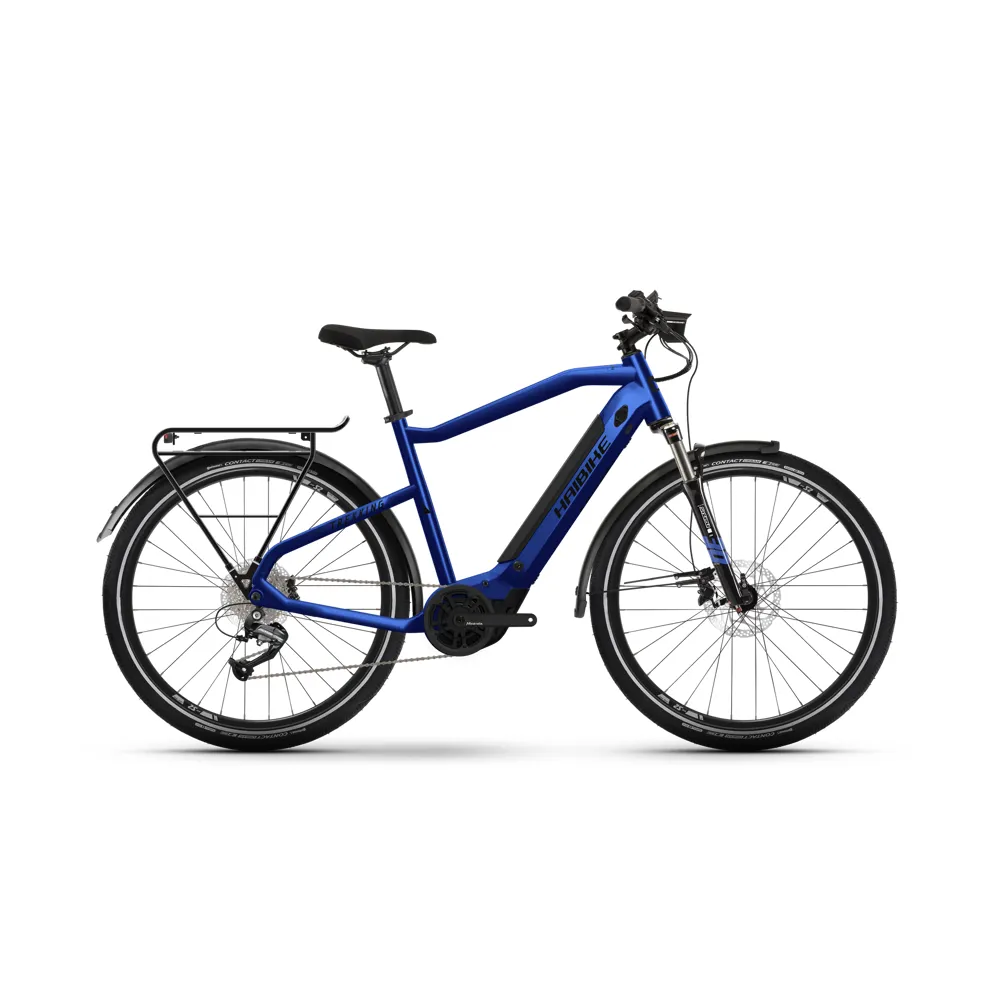 Image of Haibike Trekking 4 Electric Bike 2022 High Gloss/Matte/Blue/Black