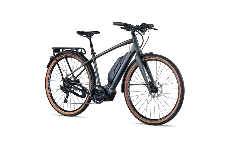 Whyte Highgate Electric Bike 2023 Matt Granite Silver/Magenta-1