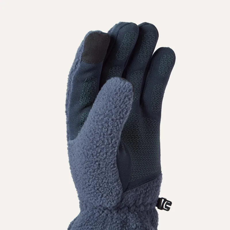 SealSkinz Hoveton Waterproof Sherpa Fleece Gloves Navy-1
