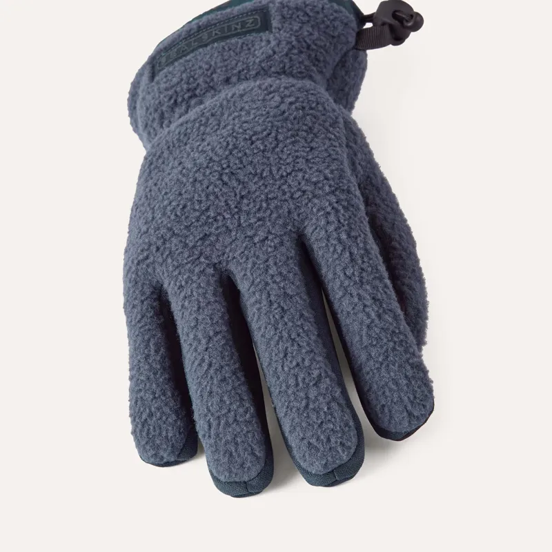 SealSkinz Hoveton Waterproof Sherpa Fleece Gloves Navy-2