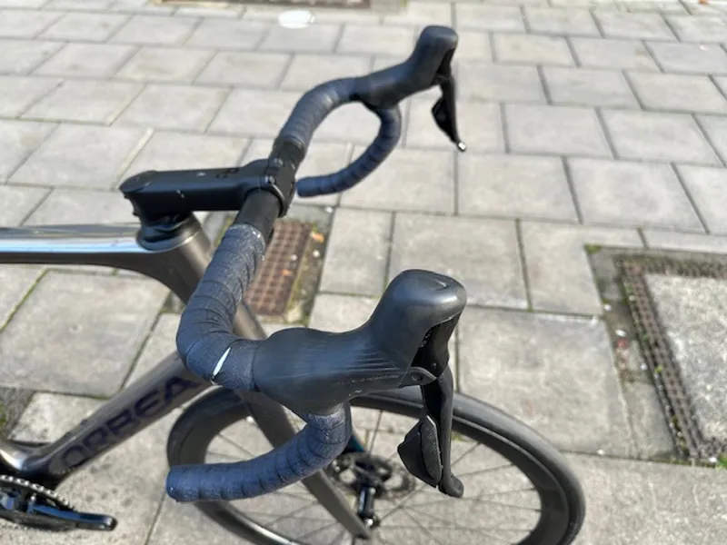 Ex Demo Orbea Orca M10i Ltd PWR 60cm Road Bike 2022 Glitter Anthracite/Blue Carbon-2