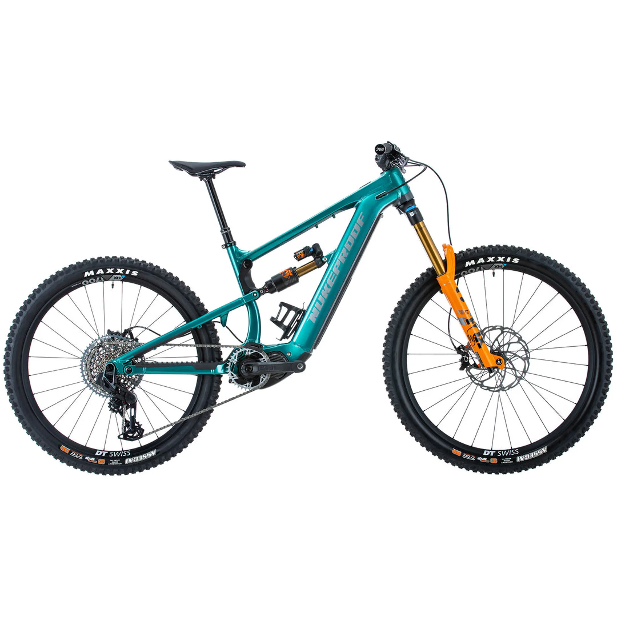 Recent Nukeproof Nukeproof Megawatt 297 Factory Alloy Electric Mountain Bike 2023 Petrol ...