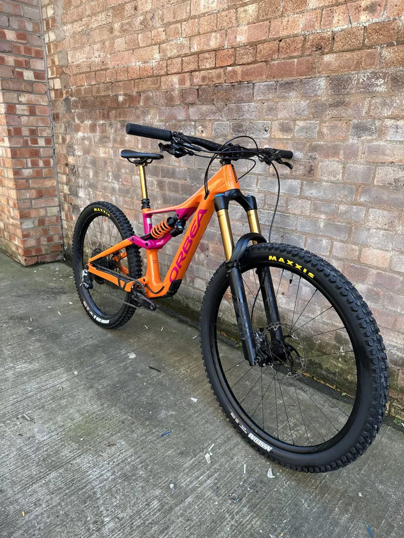 Ex Demo Orbea Rallon M10 Small Mountain Bike 2022 Custom Orange/Pink-2