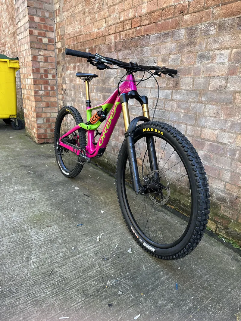 Ex Demo Orbea Rallon M-Ltd Medium Mountain Bike 2022 Custom Pink/Green-1