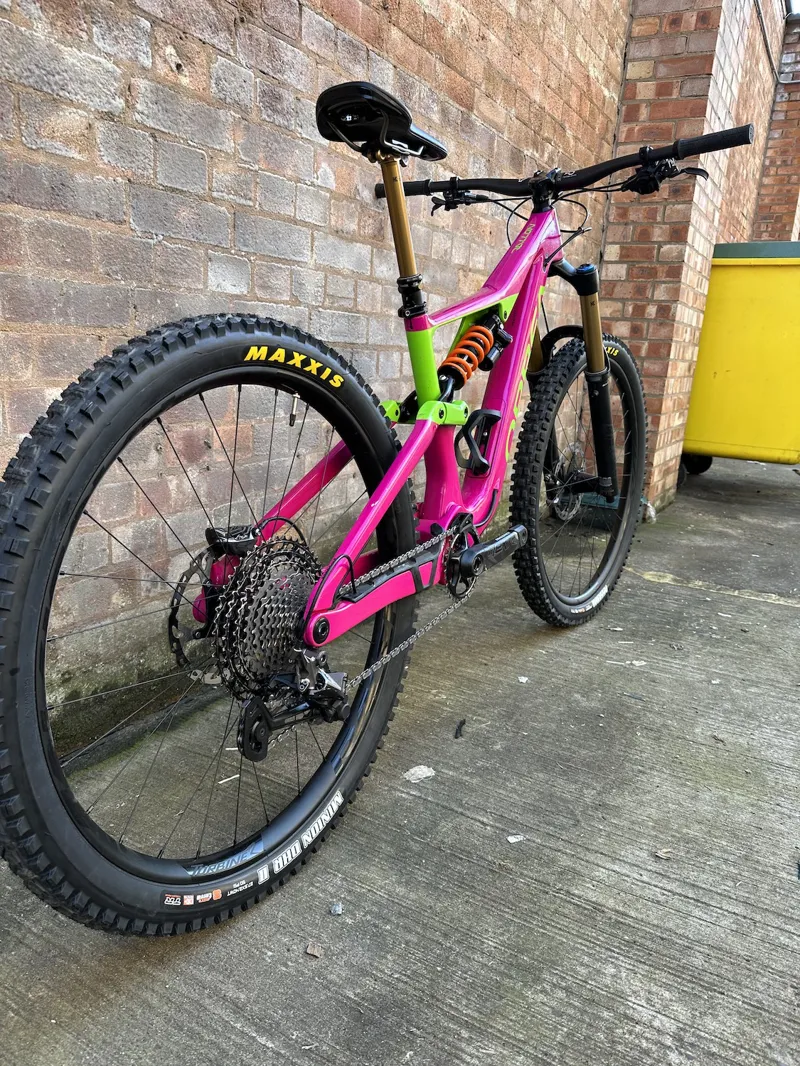 Ex Demo Orbea Rallon M-Ltd Medium Mountain Bike 2022 Custom Pink/Green-2