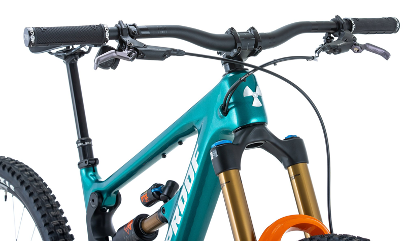 Nukeproof Mega 297 Factory Carbon Mountain Bike 2023 Petrol Green-2