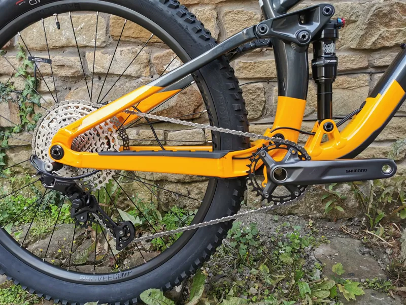 Second Hand Trek Fuel EX 5 Deore Mountain Bike 2021 Grey/Orange-2