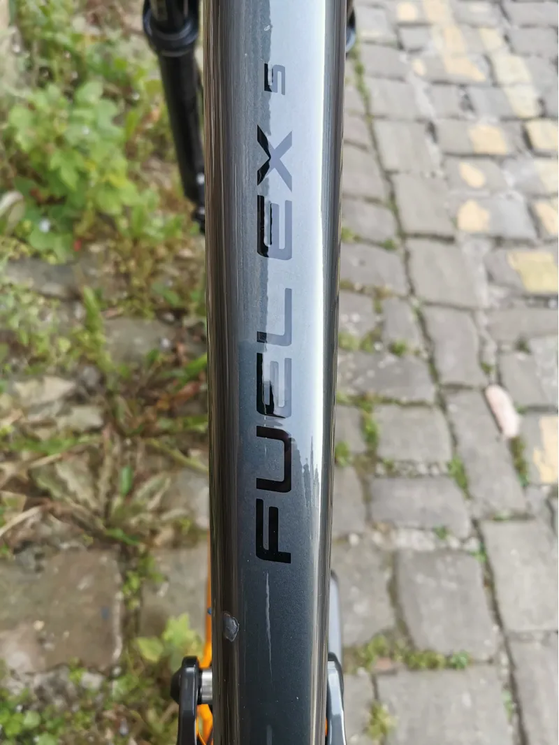 Second Hand Trek Fuel EX 5 Deore Mountain Bike 2021 Grey/Orange-4