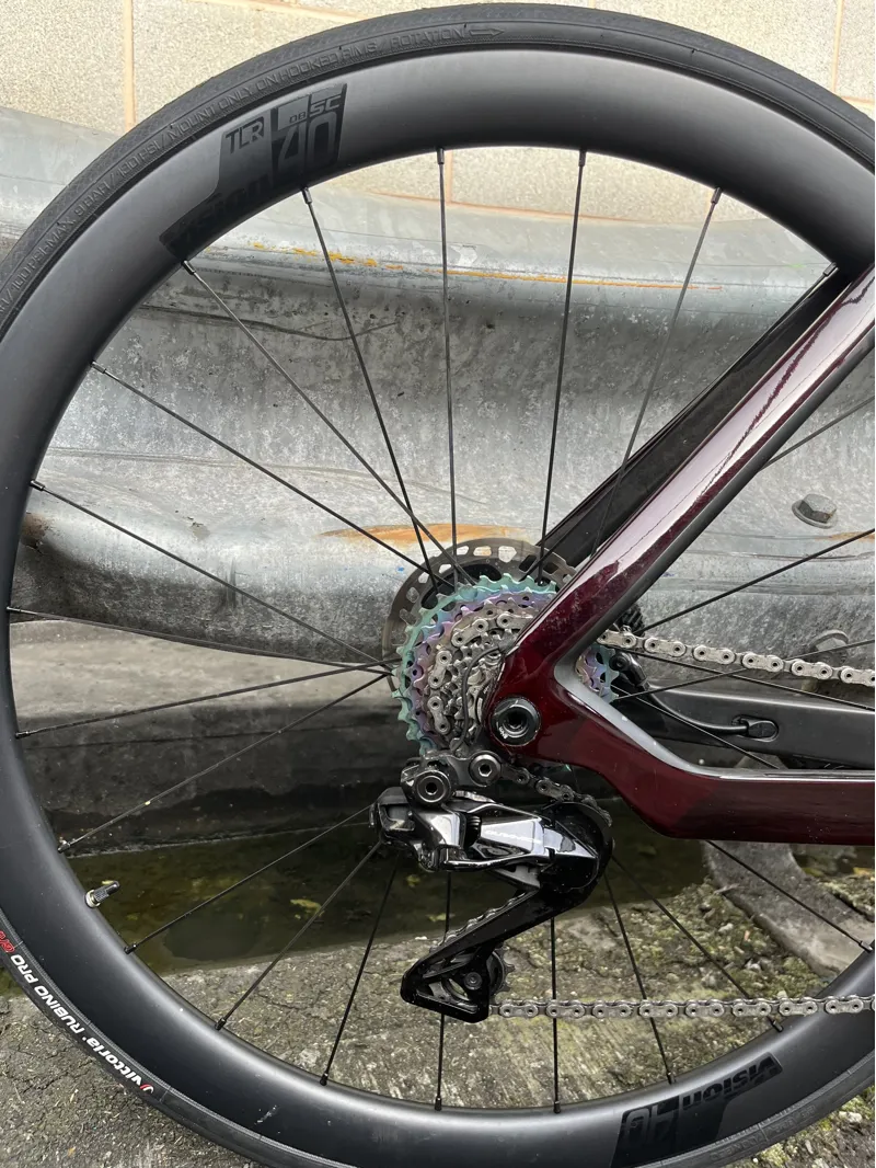 Ex Demo Orbea Orca Aero M10i LTD 57cm Road Bike 2022 Red/Carbon-3