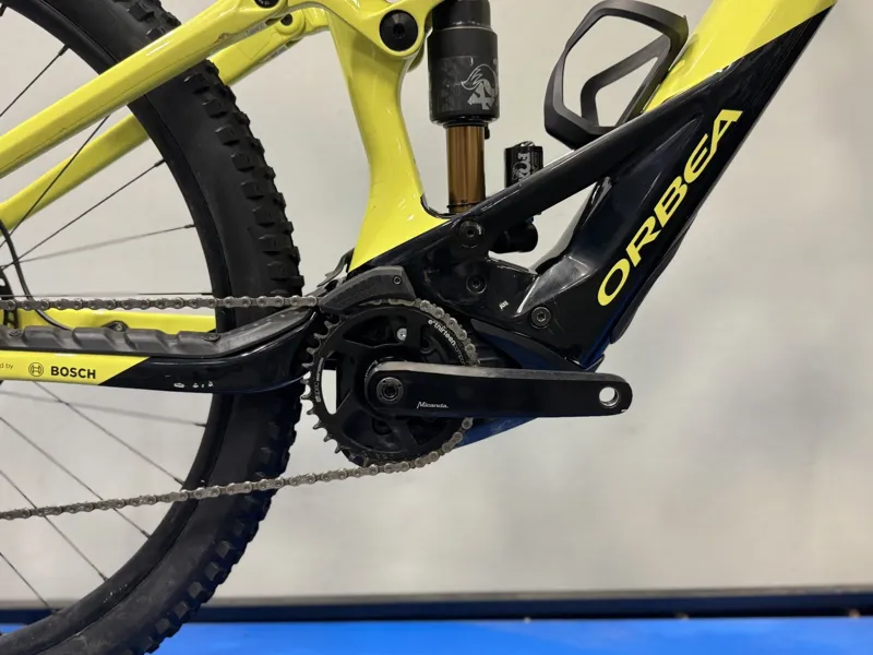 Ex Demo Orbea Wild M-team Medium Electric Bike 2024 Custom Yellow/Black-1