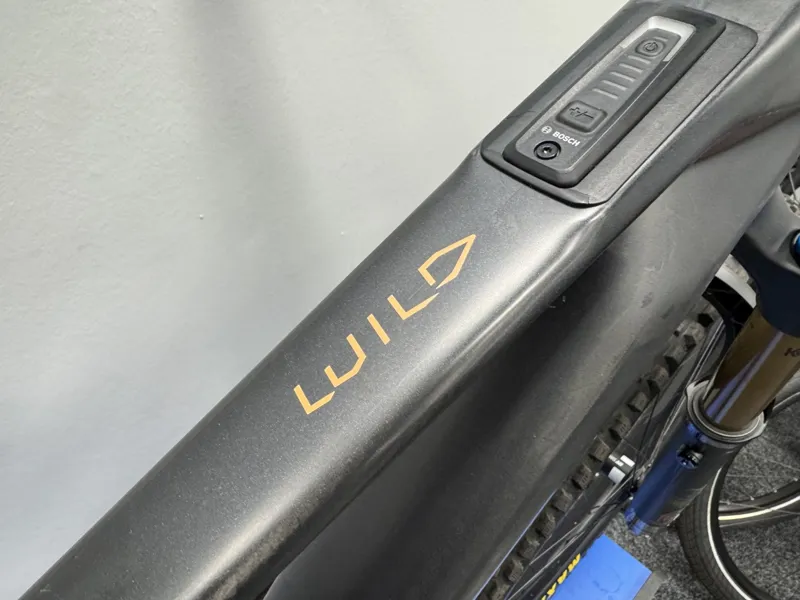 EX DEMO Orbea Wild M-Team Small Electric Bike 2025 Black/Red-1