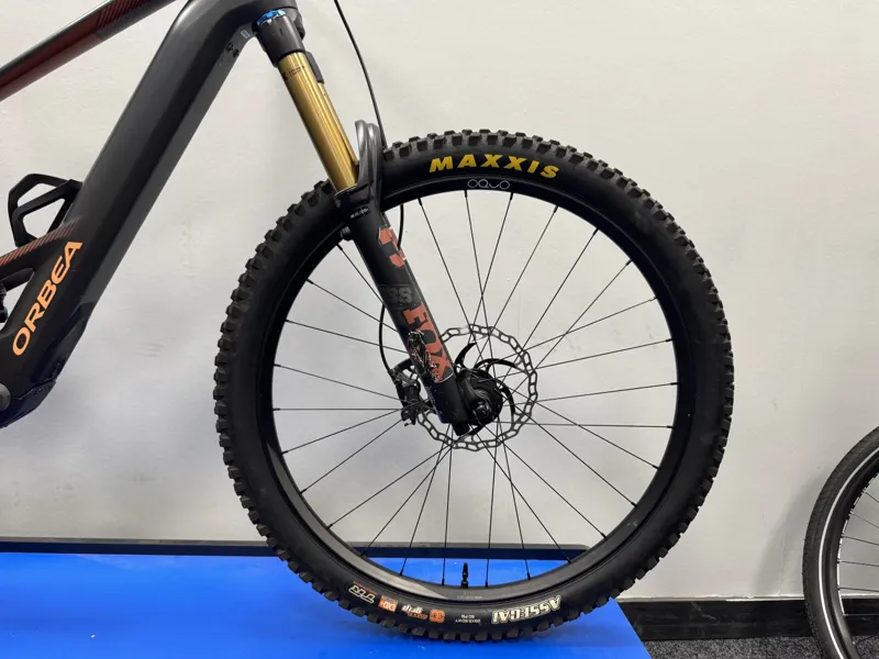 EX DEMO Orbea Wild M-Team Medium Electric Bike 2025 Black/Red-1