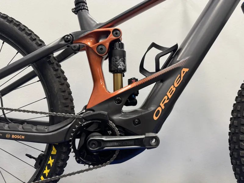 EX DEMO Orbea Wild M-Team Medium Electric Bike 2025 Black/Red-6