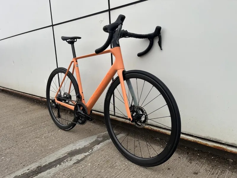 Ex Demo Orbea Orca M10i Ltd PWR 55cm Road Bike 2024 Orange/Blue-1