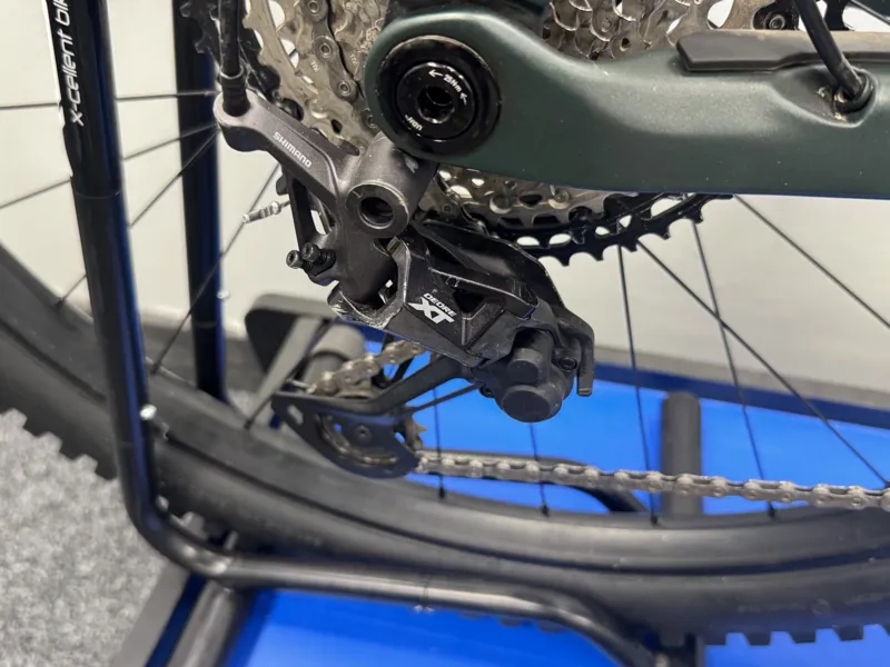 EX DEMO 25 Orbea Wild M-Team Large Electric Bike 2025 Green/Carbon-7