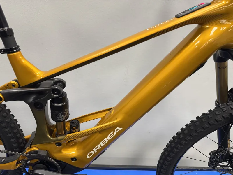 EX DEMO Orbea Wild H10 Large Electric Bike 2025 Yellow/Green-8
