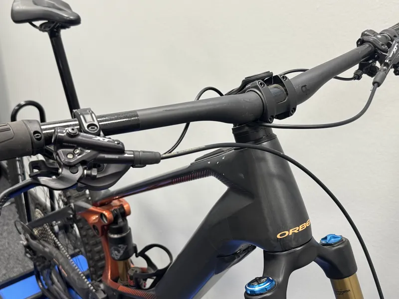 EX DEMO Orbea Wild M-Team XL Electric Bike 2025 Black/Red-6