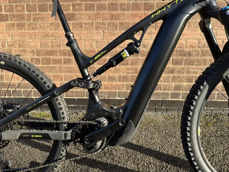 Ex Display Whyte E160 RS MX Medium Electric Bike 2023 Matt Black-2