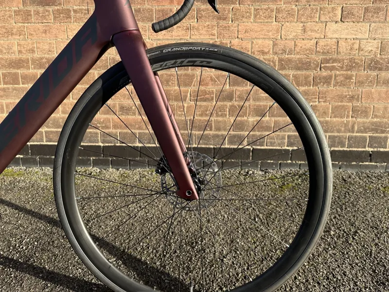 Ex Display Merida Reacto 6000 Di2 54cm Road Bike 2024 Burgundy/Black-4