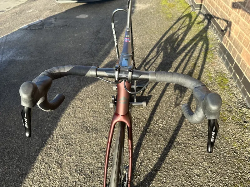 Ex Display Merida Reacto 6000 Di2 54cm Road Bike 2024 Burgundy/Black-5