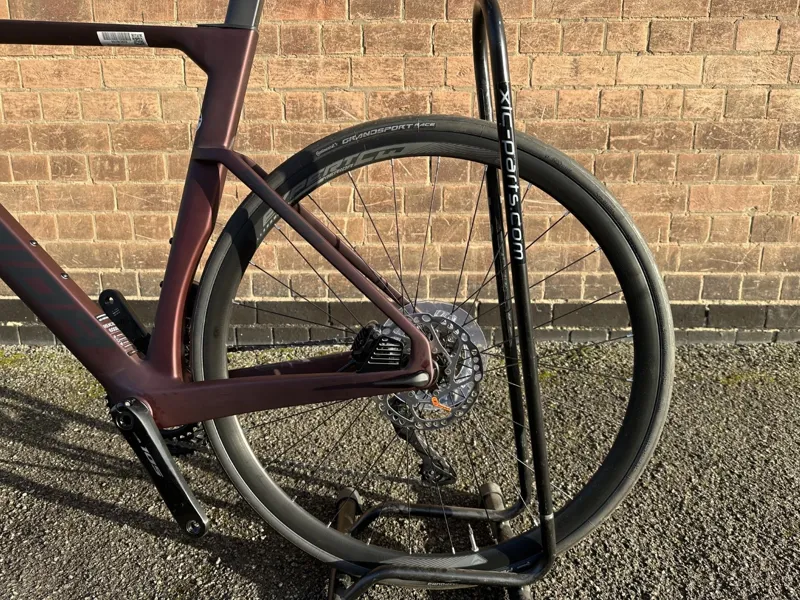 Ex Display Merida Reacto 6000 Di2 54cm Road Bike 2024 Burgundy/Black-7