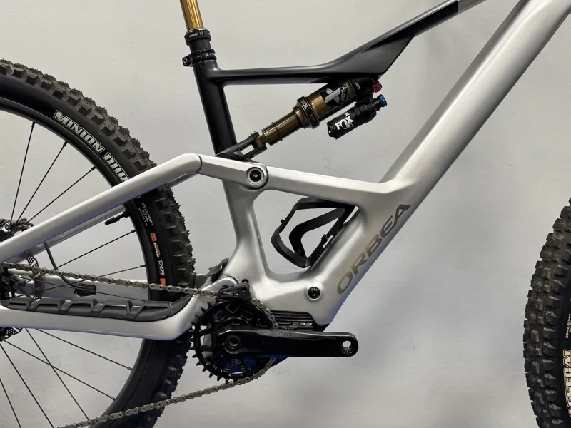 Ex Display Orbea Rise LT M-Team Custom Large Electric Bike 2025 Silver-2