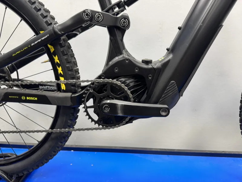 EX DEMO Whyte E160 RS MX Medium Electric Bike 2023 Matt Black-2