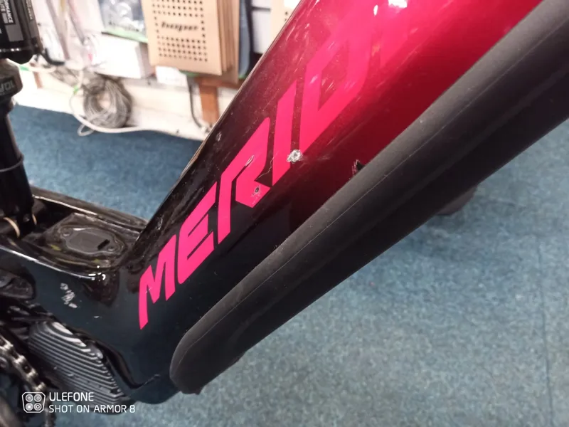 Ex Display Merida eOne-Sixty 9000 XL Electric Bike 2023 Red-3