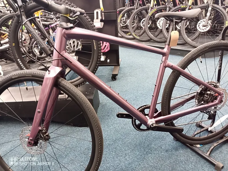 Ex Display Specialized Sirrus X 4.0 Medium Hybrid Bike Quartz Metallic/Bordeaux Metallic-1