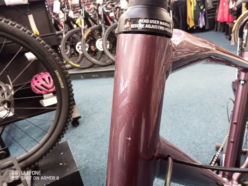 Ex Display Specialized Sirrus X 4.0 Medium Hybrid Bike Quartz Metallic/Bordeaux Metallic-2