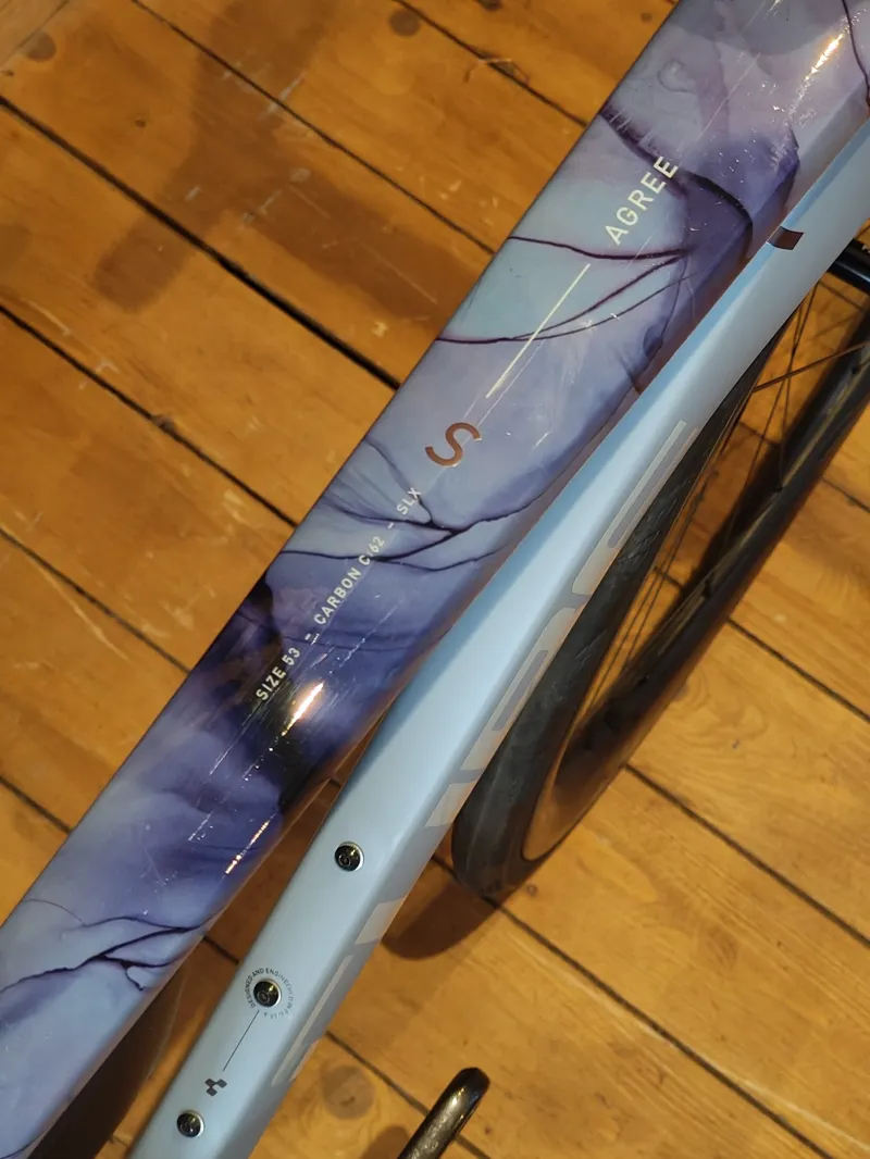 Ex Display Cube Agree C:62 SLX 53cm Road Bike 2025 Pigeonblue/Art-1