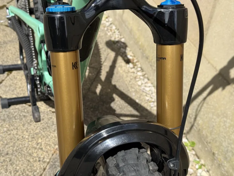 2nd Hand Santa Cruz Megatower CC Custom Medium Mountain Bike 2020 Mint Green-7