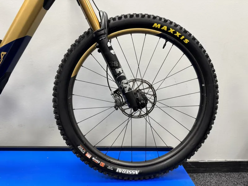 EX DEMO Orbea Wild M11 AXS Large Electric Bike 2024 Custom Gold-1