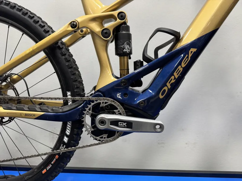 EX DEMO Orbea Wild M11 AXS Large Electric Bike 2024 Custom Gold-2