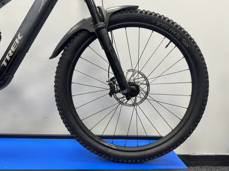 EX DEMO Trek Fuel EXE 9.7 SLX/XT Medium Electric Bike 2023 Matte Galactic Grey to Black Fade-1