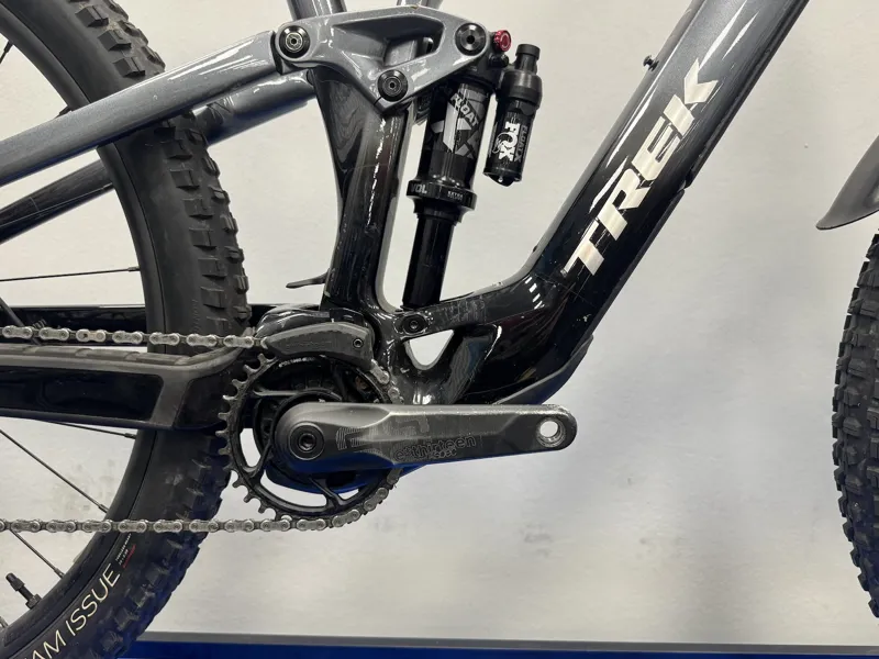 EX DEMO Trek Fuel EXE 9.7 SLX/XT Medium Electric Bike 2023 Matte Galactic Grey to Black Fade-2