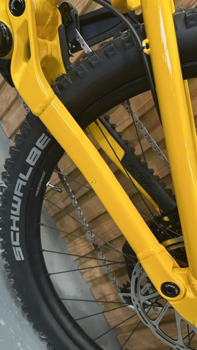 Ex Display Nukeproof Mega Pro Large Mountain Bike 2027 Yellow-1