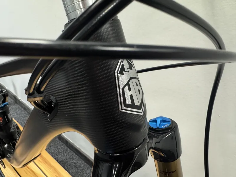 Hope HB916 GX Mullet Fox Custom H2 Mountain Bike 2023 Carbon/Silver-2