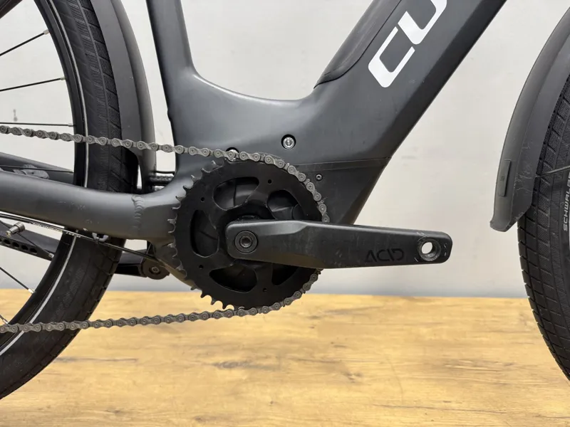 Ex Demo Cube Touring Hybrid One 500 Easy Entry XS  Electric Bike 2024 Grey/White-2