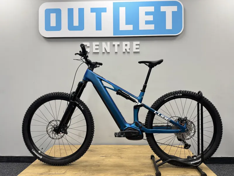 Ex Display Cube Stereo Hybrid One44 HPC SLX 800 Large Electric Bike 2026 Nebula/White-2