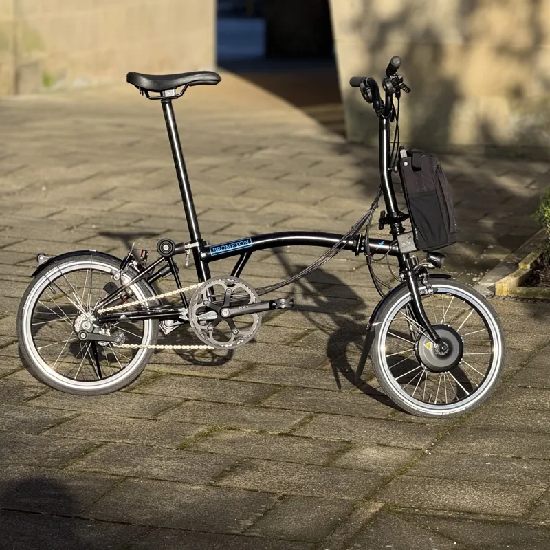2nd Hand Brompton C line Electric Bike 2021 Black
