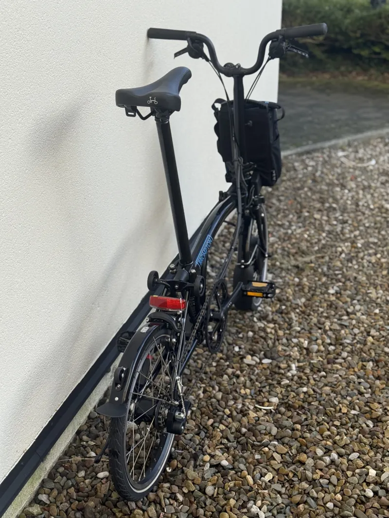 2nd Hand Brompton C line Electric Bike 2021 Black-3