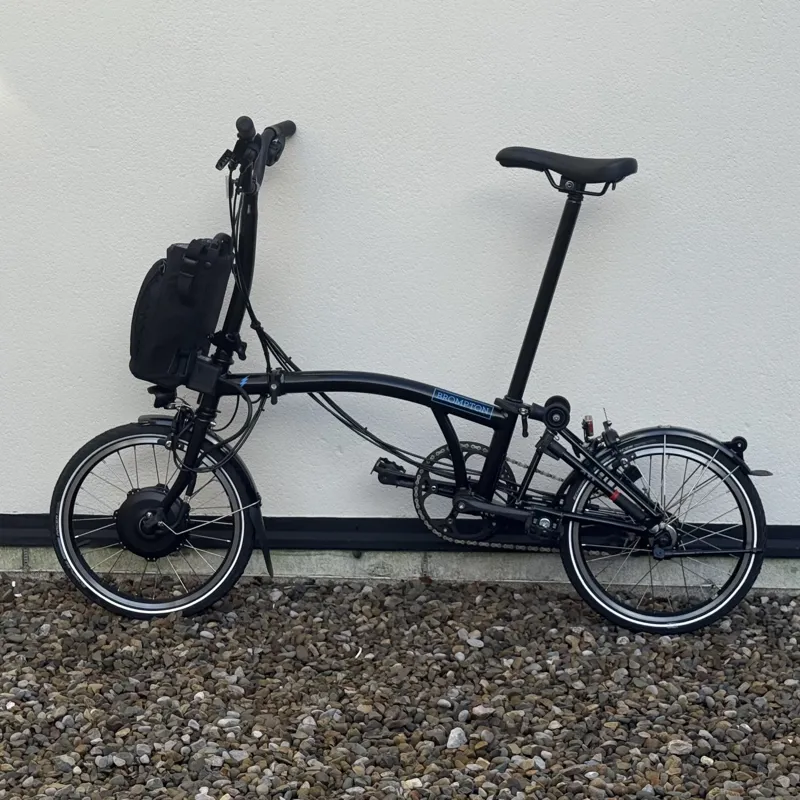 2nd Hand Brompton C line Electric Bike 2021 Black-6