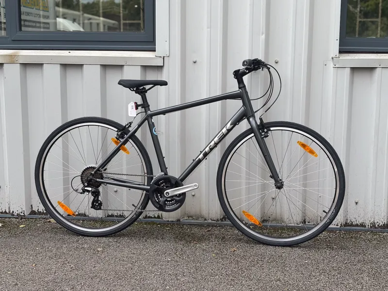 Ex Display Trek FX 1 Large Hybrid Bike 2024 Lithium Grey