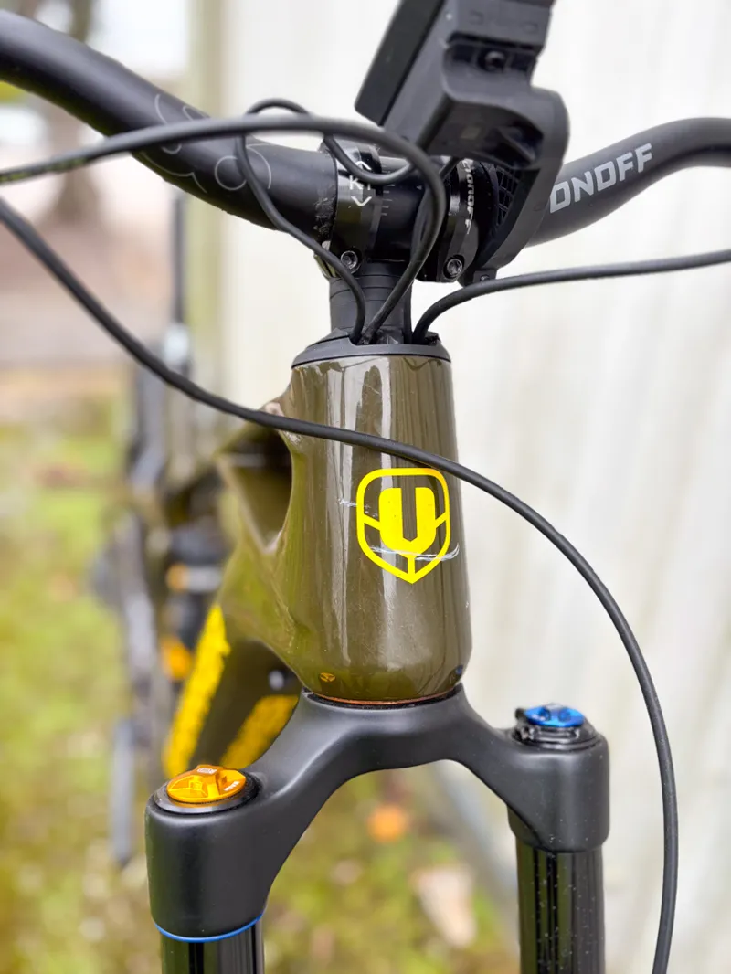 EX DEMO Mondraker Crafty Carbon XR LTD Electric Bike XL Green/Yellow-3