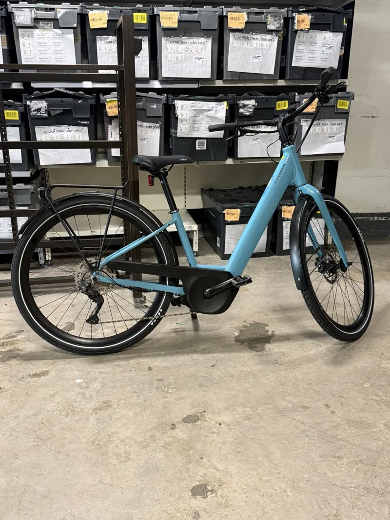 2nd Hand Orbea Optima E50 Small Electric Bike 2023 Blue