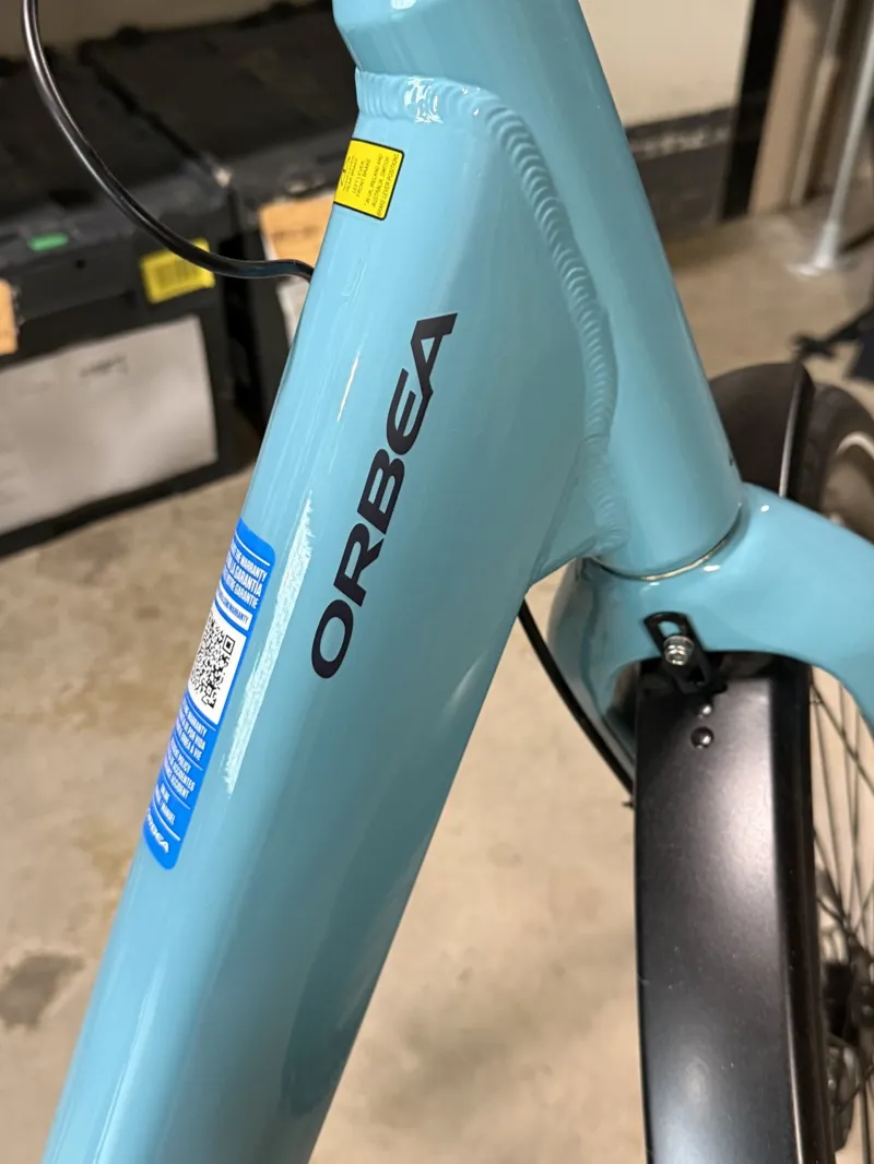 2nd Hand Orbea Optima E50 Small Electric Bike 2023 Blue-2