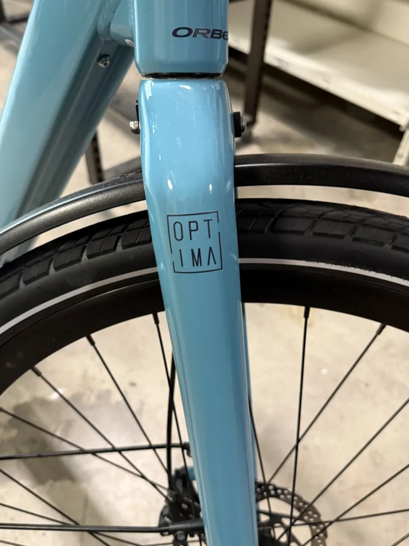 2nd Hand Orbea Optima E50 Small Electric Bike 2023 Blue-5